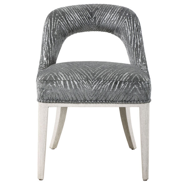 Amalia Charcoal and Light Gray Accent Chair, Set of 2, image 1