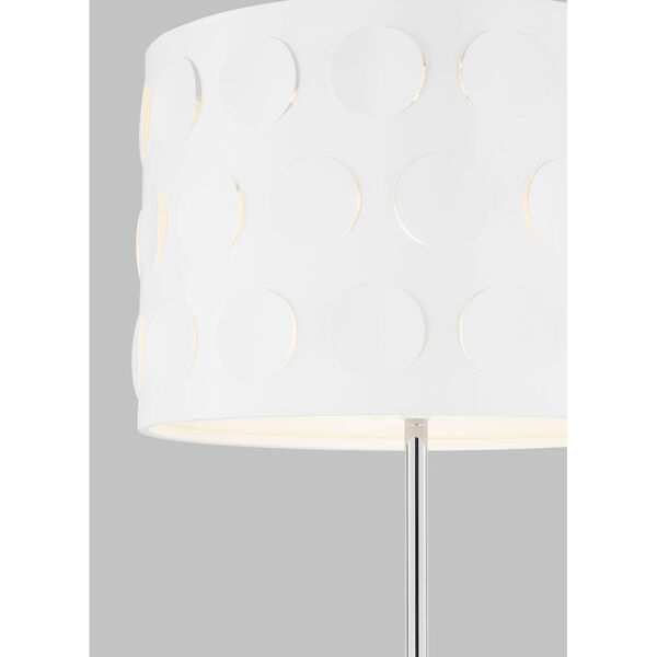 Dottie Polished Nickel LED Floor Lamp, image 3