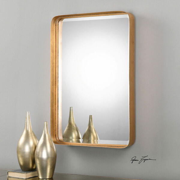 Crofton Antique Gold Mirror, image 1
