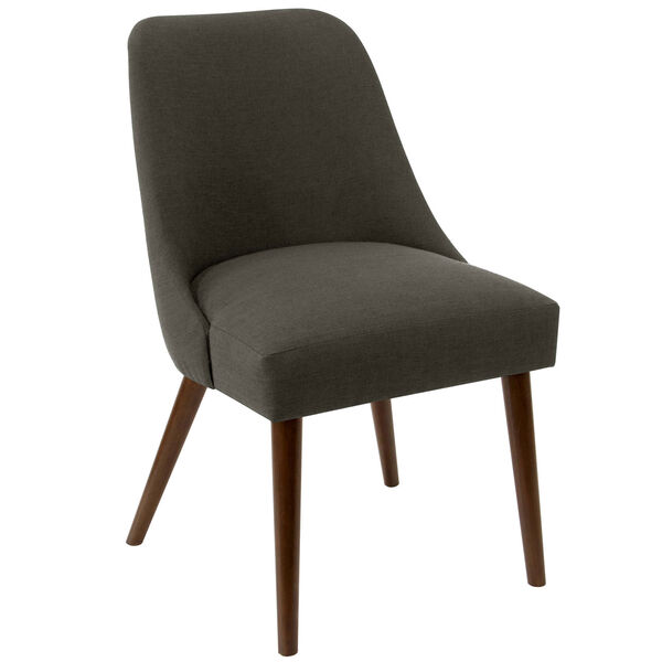 Linen Slate 33-Inch Dining Chair, image 1