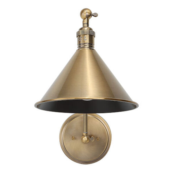 Exeter Antique Brass One-Light Adjustable Wall Sconce, image 3