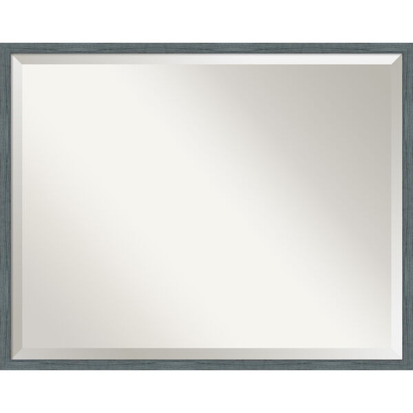 Dixie Blue and Gray Bathroom Vanity Wall Mirror, image 1