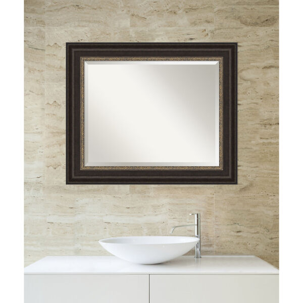 Amanti Art Paragon Bronze 35W X 29H-Inch Bathroom Vanity Wall Mirror ...
