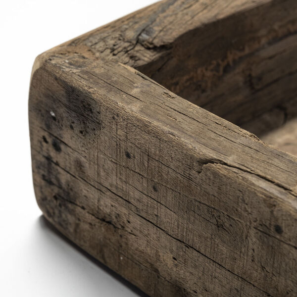 Carson Brown Small Reclaimed Wood Tray, image 6