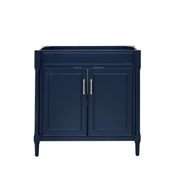 Bristol Navy Blue 36-Inch Vanity Cabinet, image 1