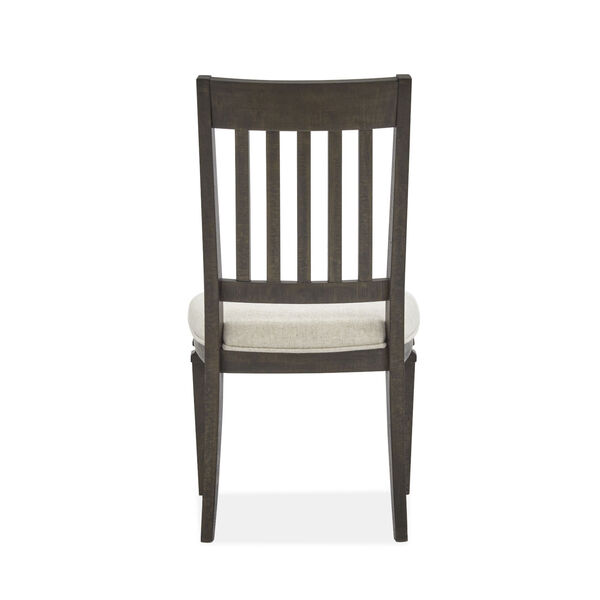 Calistoga Brown Dining Side Chair with Upholstered Seat, image 3