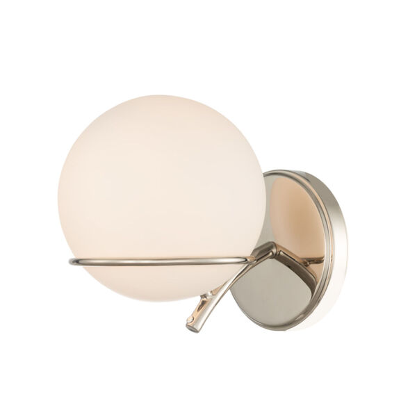 Everett Polished Nickel One-Light Wall Sconce, image 1