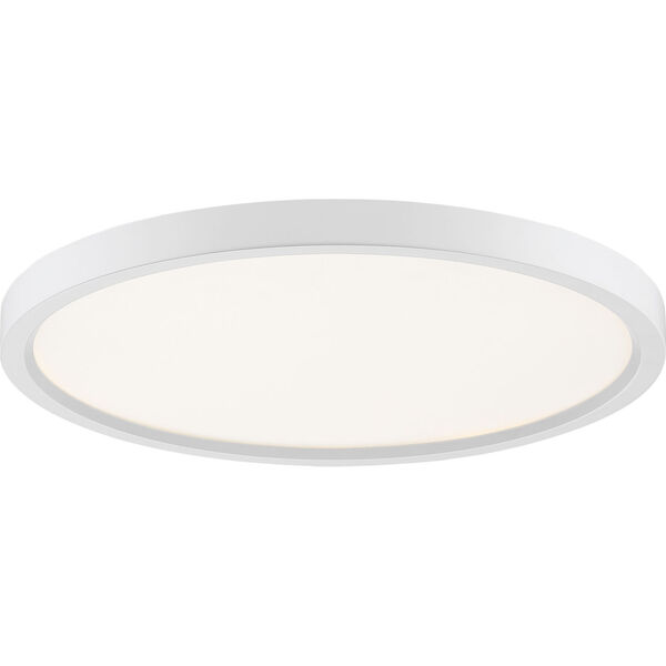 Outskirt White 15-Inch LED Flush Mount, image 2