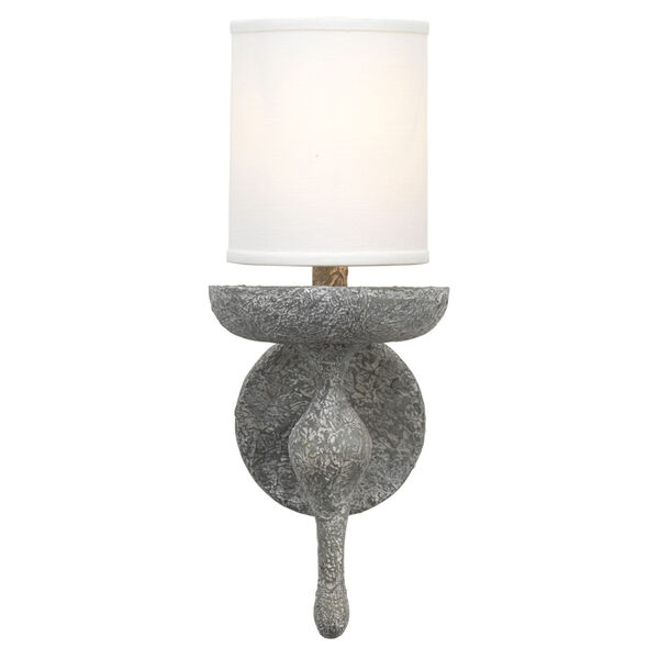 Concord Grey Plaster One-Light Wall Sconce, image 2