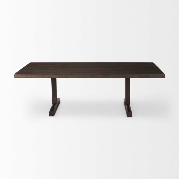 Viktor Dark Brown Solid Wood Coffee Table, image 2