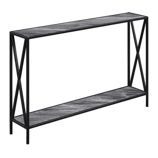 Tucson Gray and Black Console Table, image 1