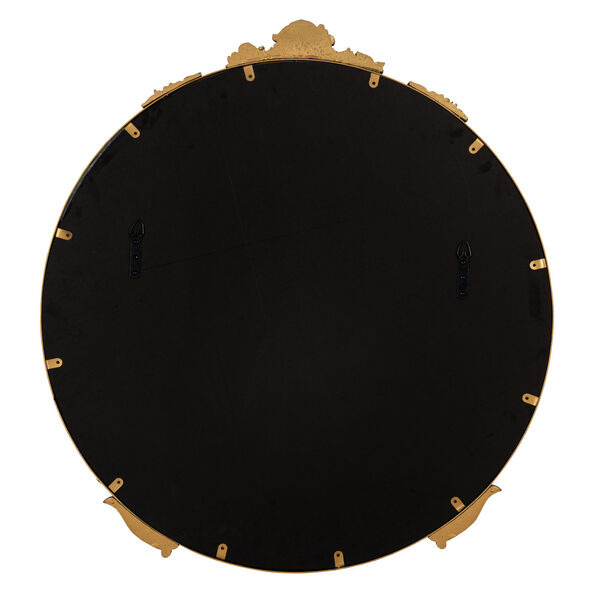 Adeline Gold 34 x 34-Inch Round Wall Mirror, image 2
