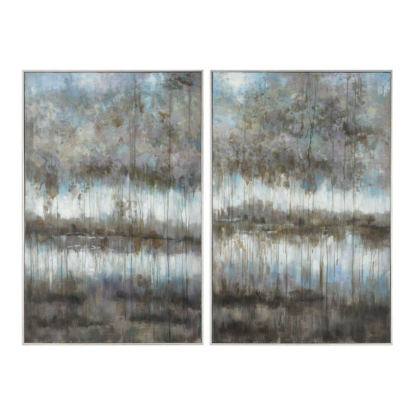 Gray Reflections Landscape Art, Set of Two, image 2