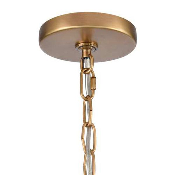 Cecil Natural Brass Eight-Light Chandelier, image 5