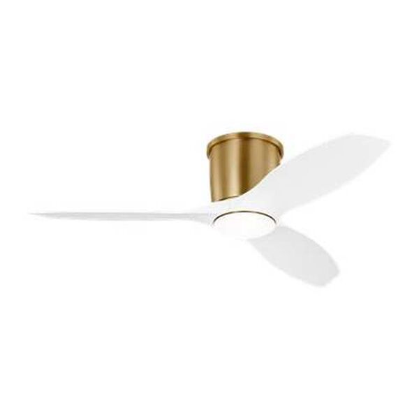 Titus Satin Brass 44-Inch LED Hugger Ceiling Fan, image 2