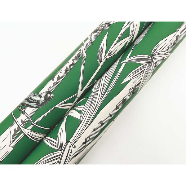 Bambou Toile Green Wallpaper, image 4
