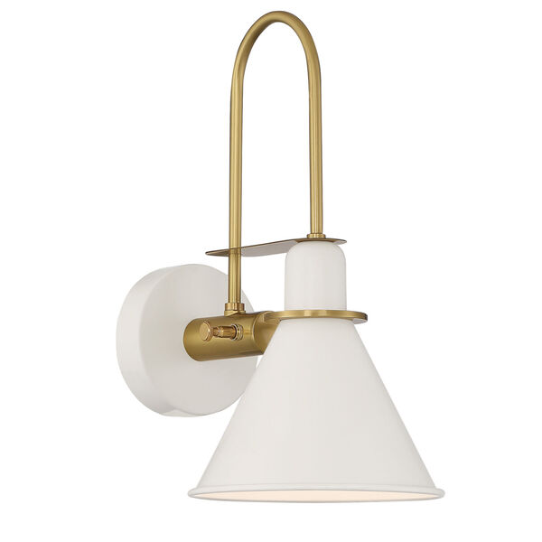 Medford White One-Light Wall Sconce, image 2