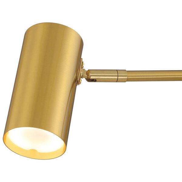 Juhl Antique Brushed Brass LED Reading Light, image 6