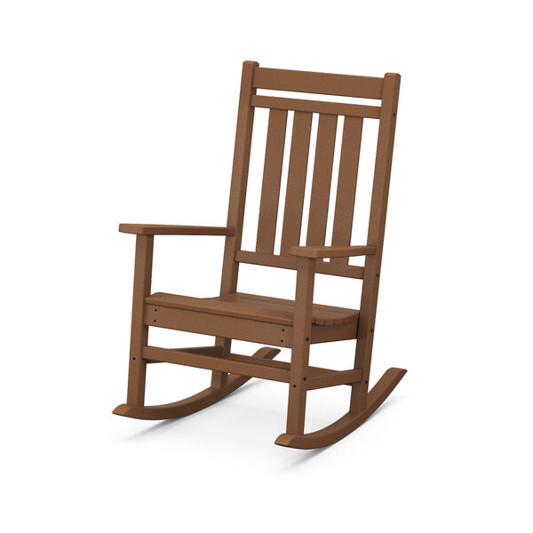 Estate Teak Rocking Chair, image 1