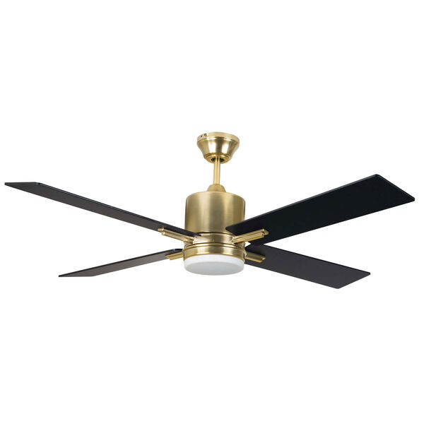 Teana Satin Brass Led 52-Inch Ceiling Fan, image 1