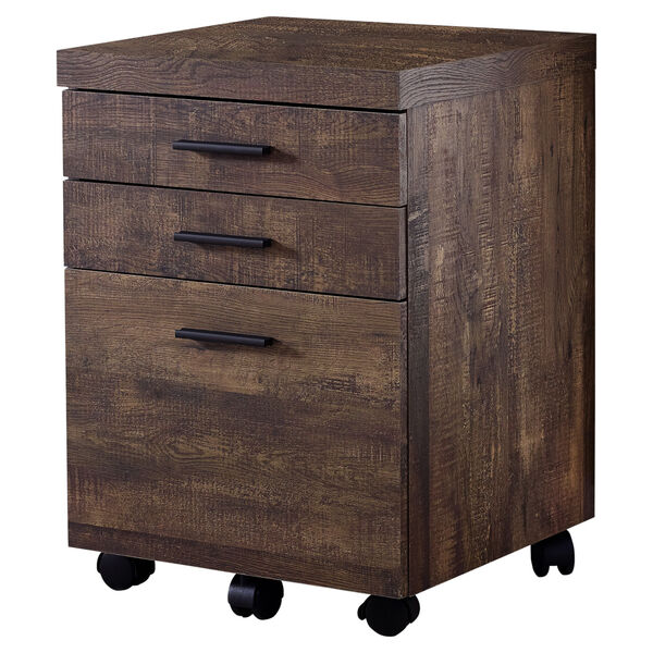 Brown 18-Inch Filing Cabinet, image 1