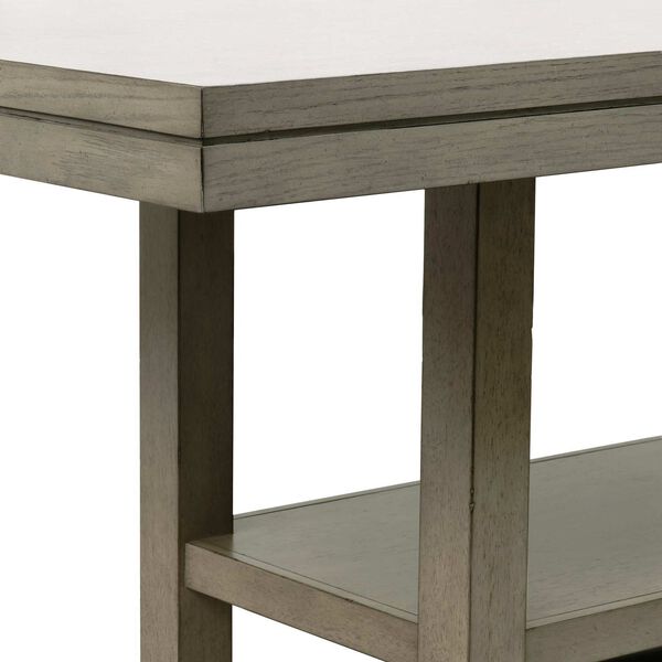 Essex Gray Wood Bar Table, image 4
