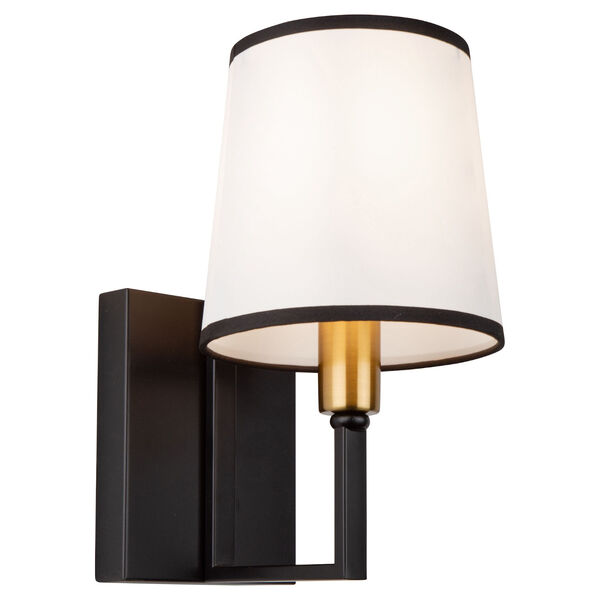 Coco Gold and Black One-Light Wall Sconce, image 1