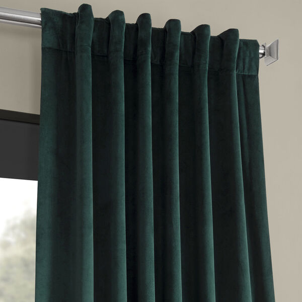 Green Polyester Blackout Single Panel Curtain 50 x 108, image 4