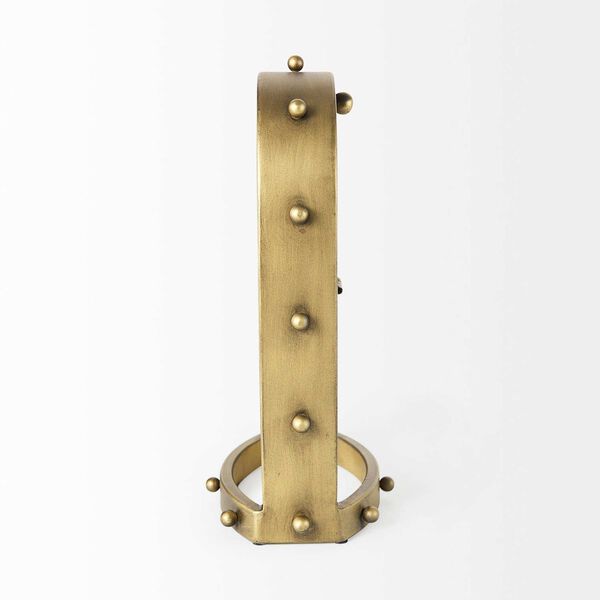 Marian Gold Studded Table Clock, image 3