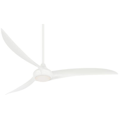 Minka Aire Light Wave White 44 Inch Led Ceiling Fan F845 Wh Bellacor - Minka Aire Light Wave Ceiling Fan 44