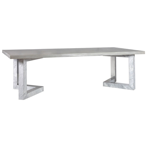 Signature Designs Gray Heller Rectangular Dining Table, image 1