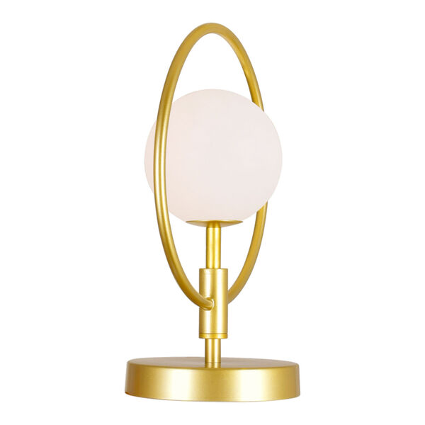 Celeste Medallion Gold LED Table Lamp, image 3