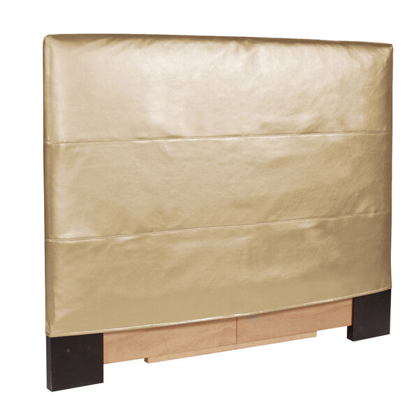 Luxe Gold King Headboard Slipcover, image 1