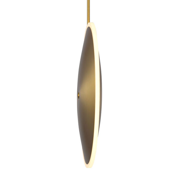 Ovni Brass Four-Light LED Chandelier, image 5