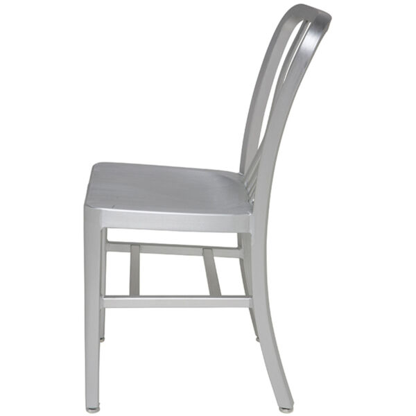 Soho Anodized Silver Dining Chair, image 3