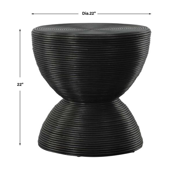 Bongo Stained Black Side Table, image 2