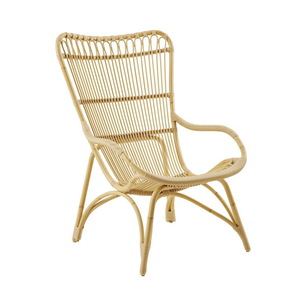 Monet Natural Outdoor Highback Lounge Chair, image 1