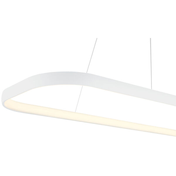 Ravello White Outdoor Intergrated LED Pendant, image 4