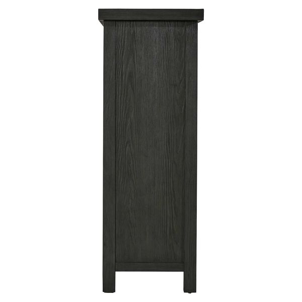 Trianon Black and Silver Tall Drawer Chest, image 3