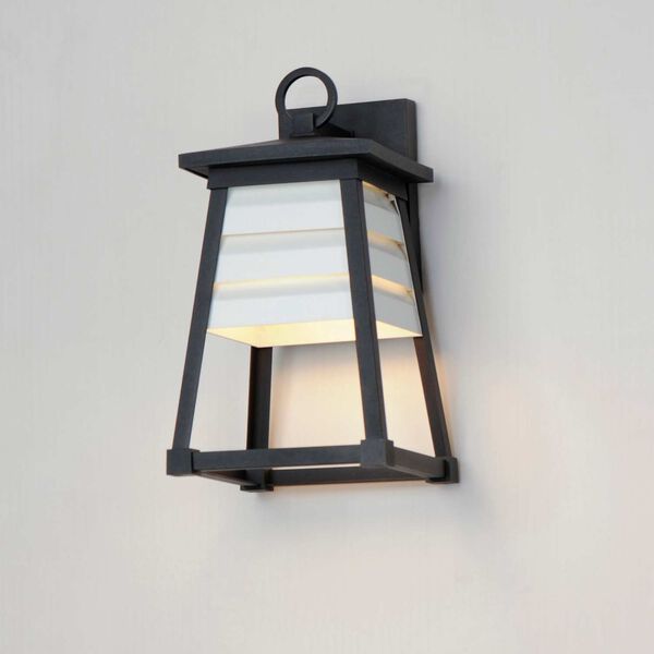 Shutters Black Eight-Inch One-Light Outdoor Wall Sconce, image 4