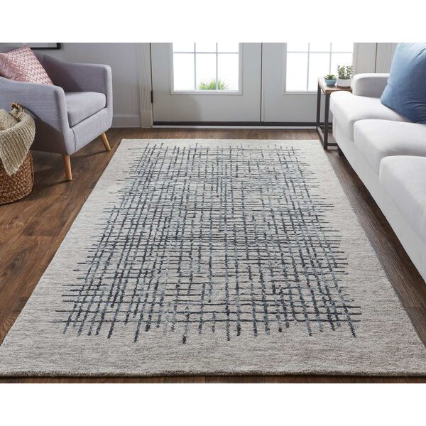 Maddox Gray Black Tan Rectangular 3 Ft. 6 In. x 5 Ft. 6 In. Area Rug, image 2