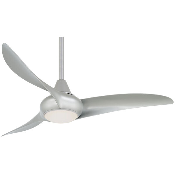 Light Wave Silver 44-Inch LED Ceiling Fan, image 1