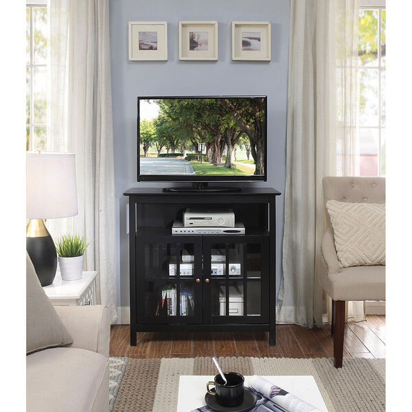 Big Sur Highboy TV Stand in Black, image 2
