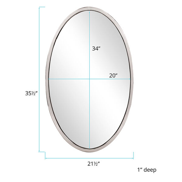 Simone Oval Mirror, image 3