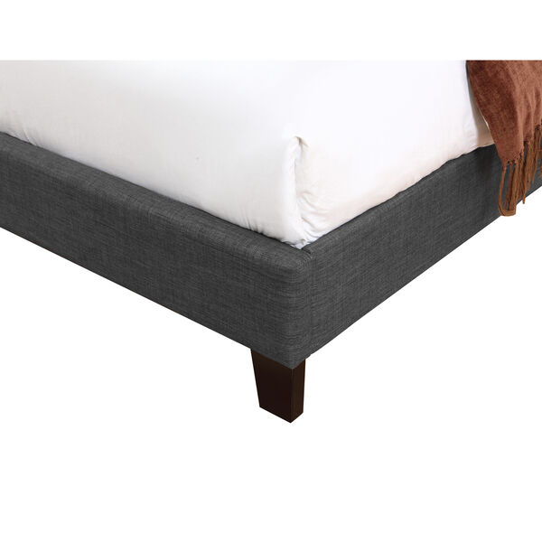 Whittier Full Charcoal Gray Full Upholstered Bed, image 6