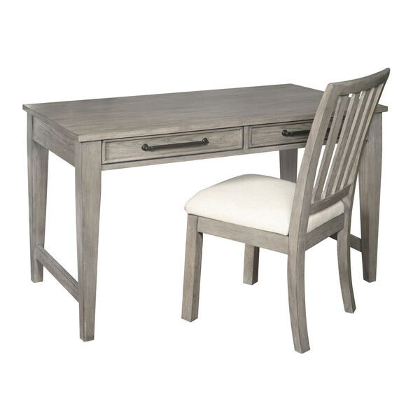 Andover Dove Grey Two-Drawer Desk, image 5