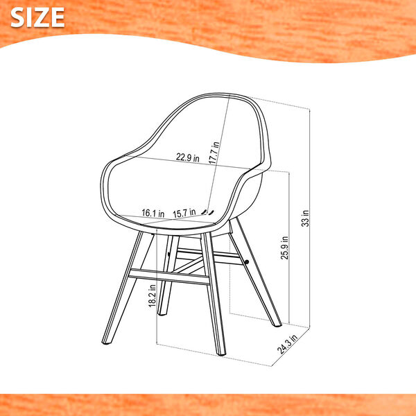 Amazonia White 23-Inch Width Chair Set, 2-Piece, image 3