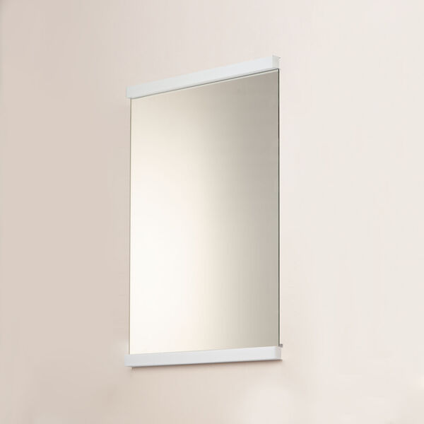Luminance Polished Chrome 30 In. x 24 In. Two-Light LED Mirror Kit, image 2