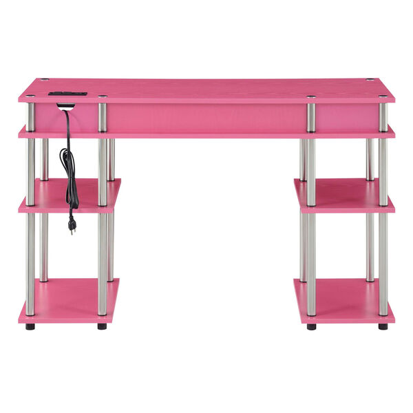 Designs2Go Pink Office Desk, image 6