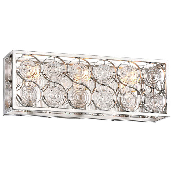 Culture Chic Catalina Silver Two-Light Bath Vanity, image 1
